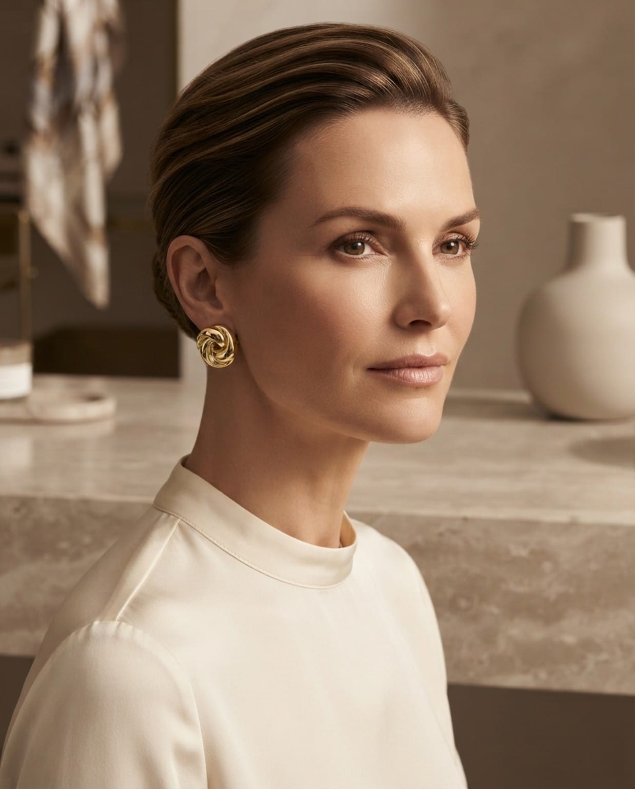 Royal Knot Earring view 2